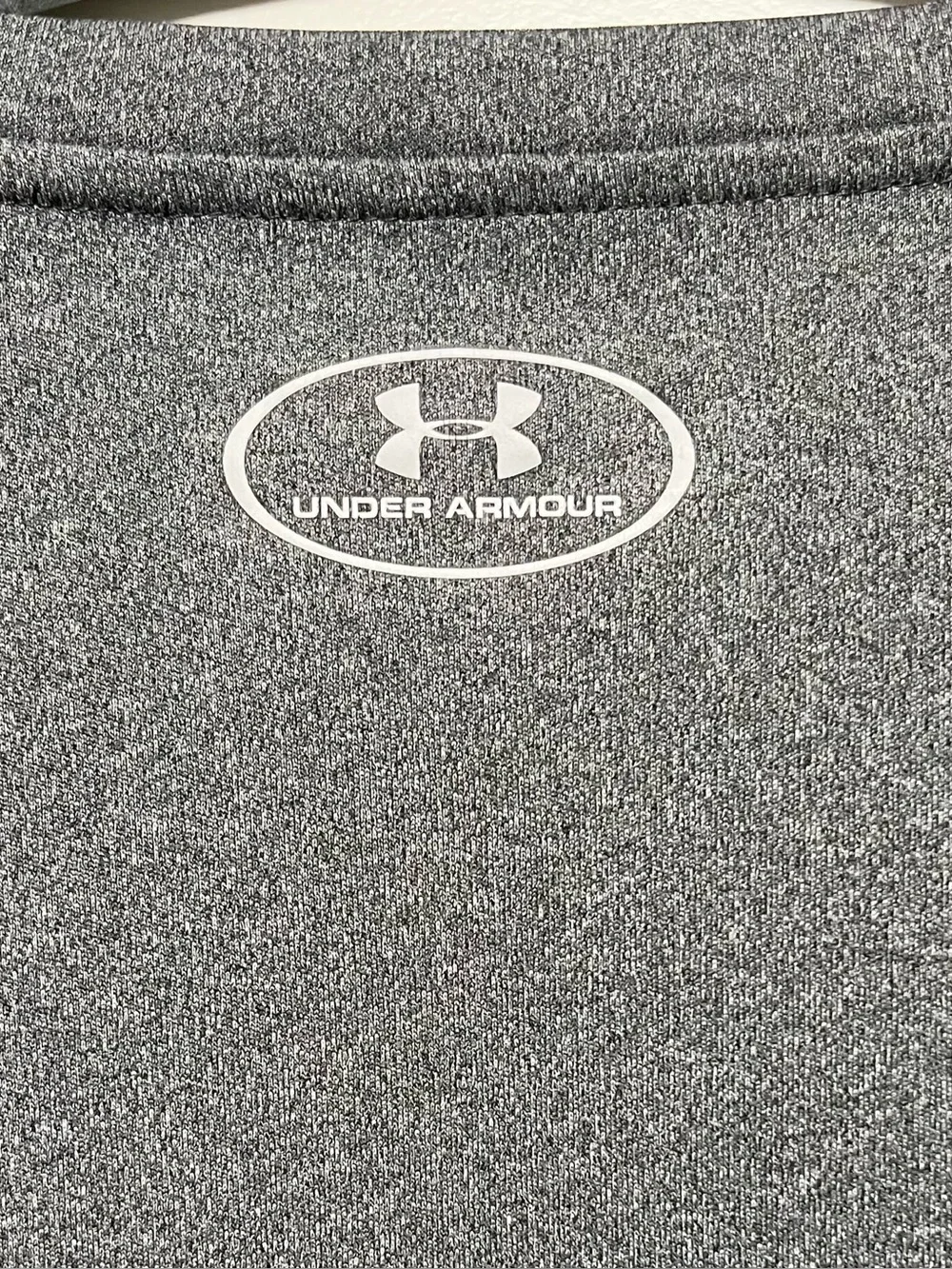 EUC Under Armour Mens UA Heatgear Comfy Gym Running Fitness Tee Heather Gray M
